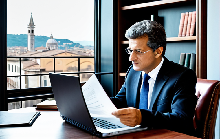 법률자문가 커리어 패스 - **Prompt 1: The Academic Foundation - Italian Law School**
    A vibrant and intellectual scene insi...