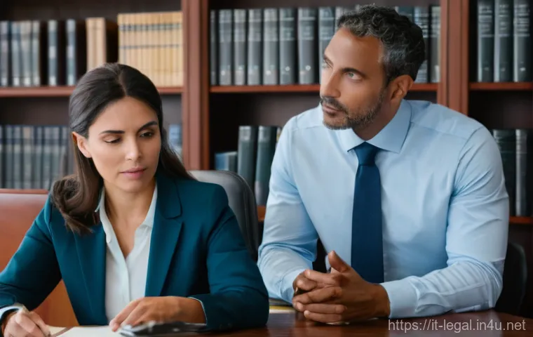 법률 자문가의 전문 지식 강화법 - **Prompt:** A highly professional and focused female lawyer, in her late 30s to early 40s, dressed i...