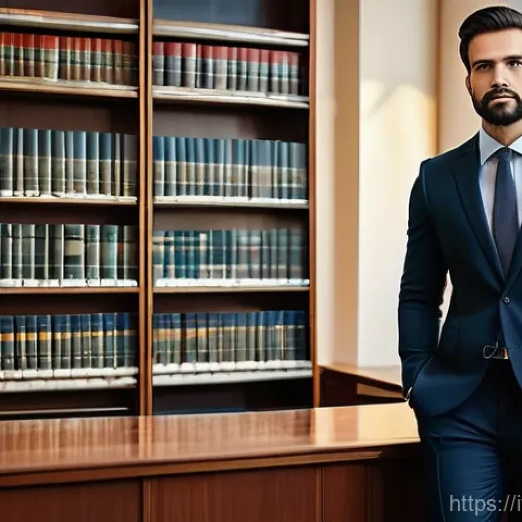 법률 이직 준비 과정 - **Prompt: The Reflective Professional at a Crossroads**
    "A sophisticated, well-dressed professio...