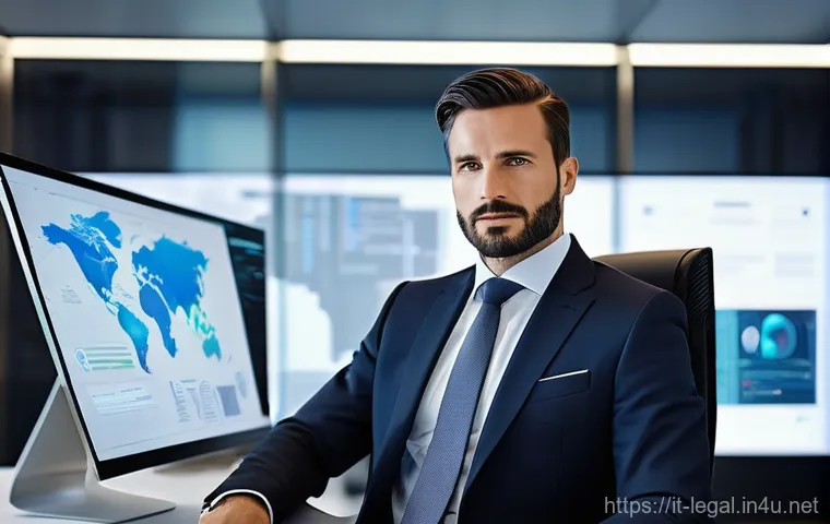 법률 이직 준비 과정 - **Prompt: Empowered Professional Leveraging Soft Skills**
    "A dynamic image featuring a confident...