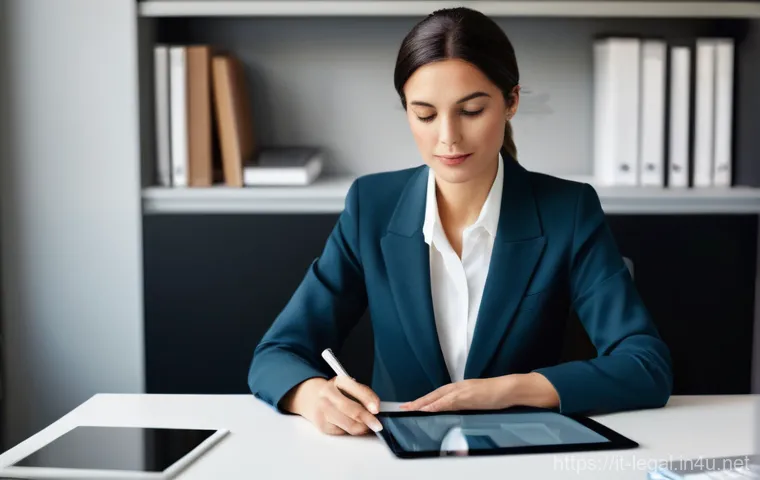 법률 자문가의 의뢰자 대응 매뉴얼 - **Prompt for Transparency and Digital Communication of Legal Information:**
    "In a sleek, modern ...