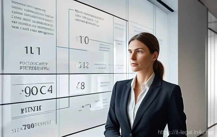 법률 자문가의 직무 평가 - **Prompt 1: Visualizing Legal Impact and Value**
    "A sophisticated legal professional, a woman in...