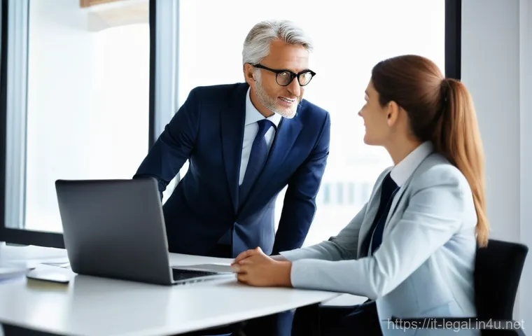 법률 자문가의 직무 평가 - **Prompt 2: Modern Legal Data and Performance Analytics**
    "A diverse team of three legal profess...