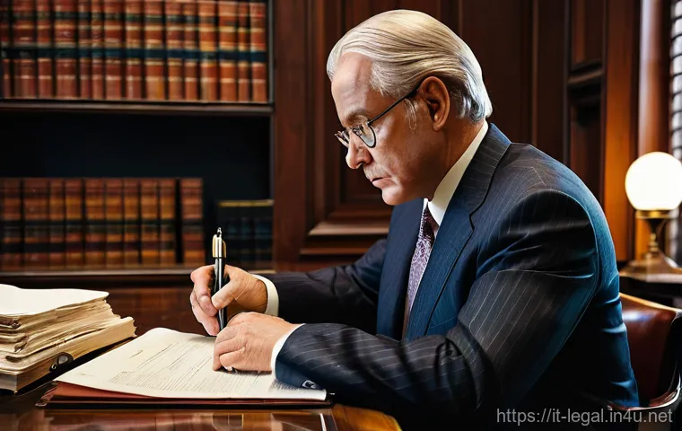 법률 자문가의 법률 검토 방법 - **Prompt:** A compassionate female legal consultant, aged in her late 40s, with a warm and attentive...