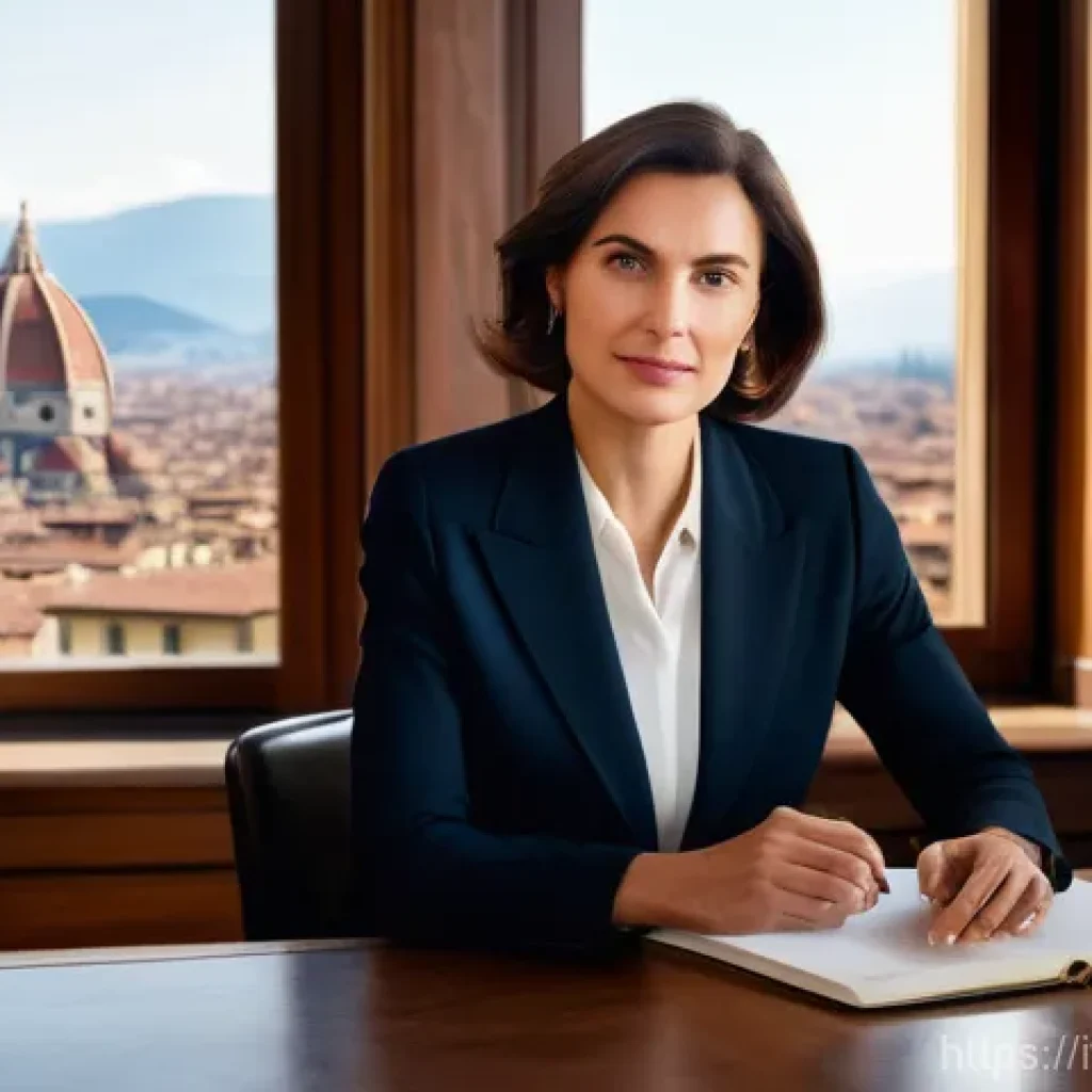 법률 자문가의 실습 사례 분석 - **Prompt:** A compassionate Italian female lawyer, in her late 30s, professionally dressed in a tail...