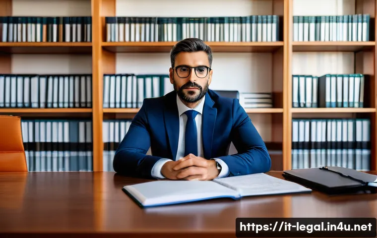 법률 자문가의 경쟁력 강화 방법 - A professional Italian legal consultant in a modern office setting, attentively listening to a clien...
