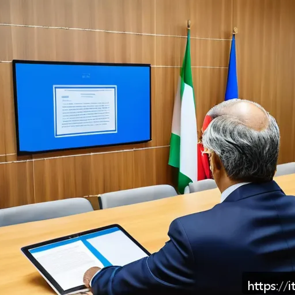 법률 자문가의 경험을 통한 노하우 - A professional office scene showing a diverse team of Italian legal and business professionals gathe...
